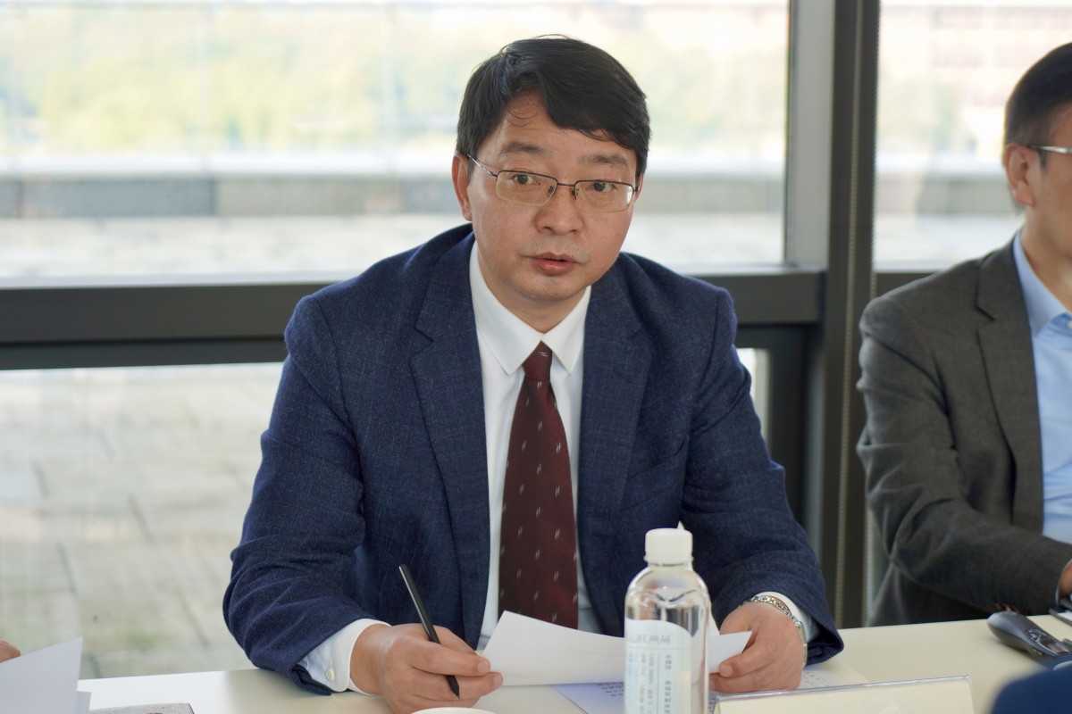 周江洪对Cristina Prandi校长一行表示热烈欢迎